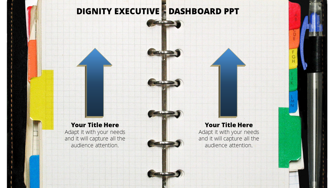 Amazing Executive Dashboard PPT Template Slide Designs